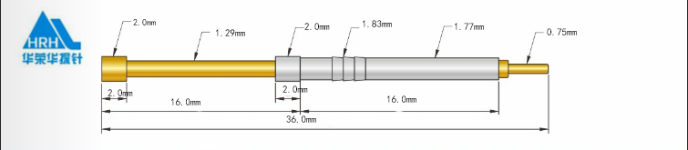 PH-3M3、 PH系列探針、探針尺寸、測(cè)試探針圖片、三尖探針圖片、頂針圖片、彈簧探針圖片