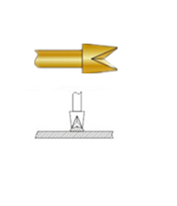 四爪頭探針、探針用法圖、探針原理圖、測試探針圖片
