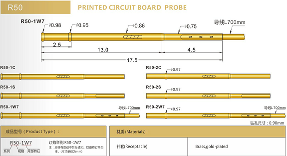 R50測試探針套管選型、R50探針套管規(guī)格型號、探針套管廠家