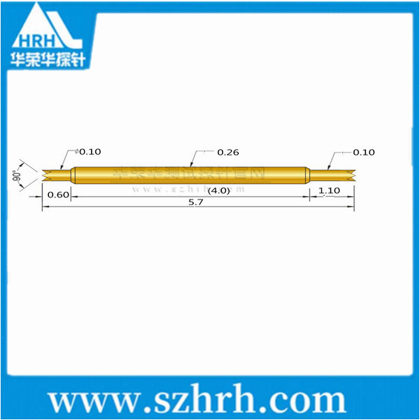 026-UU-5.7L，華榮華雙頭測(cè)試探針廠家