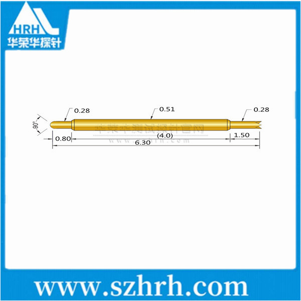 0.51-JU-6.3L ，華榮華雙頭測(cè)試探針廠家