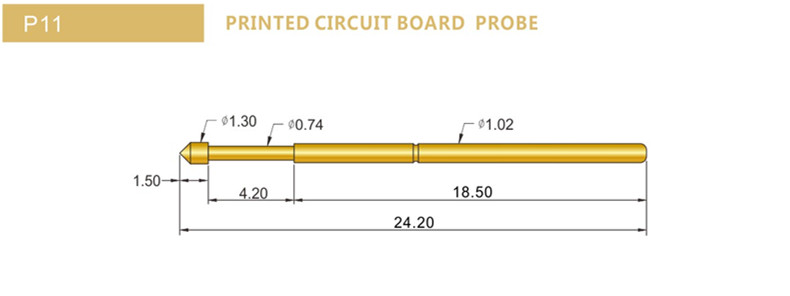 P11探針尺寸，華榮華測(cè)試探針選型，測(cè)試探針規(guī)格型號(hào)